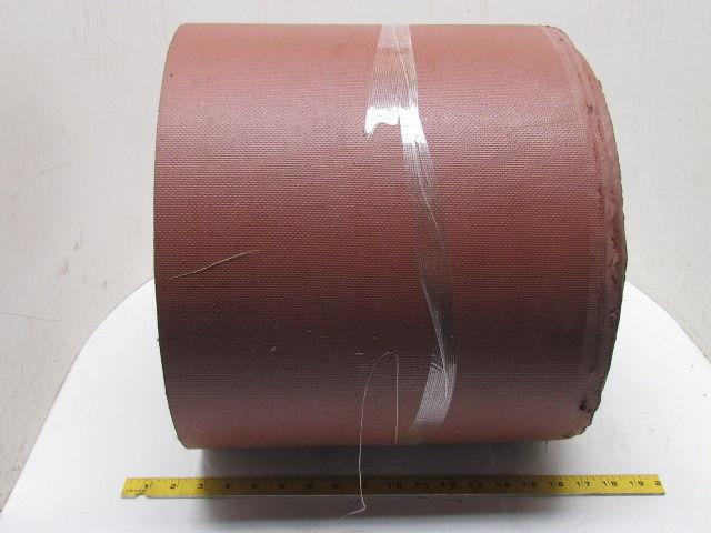 5-Ply Nipple Top Red PVC Rubber Material Handling Conveyor Belt 14"W x 25' Long