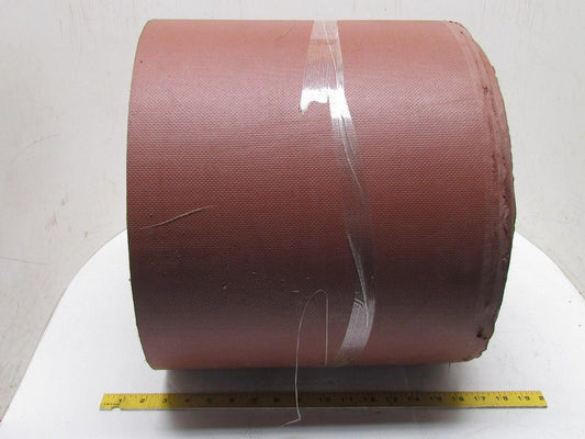 5-Ply Nipple Top Red PVC Rubber Material Handling Conveyor Belt 14"W x 25' Long