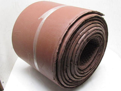 5-Ply Nipple Top Red PVC Rubber Material Handling Conveyor Belt 14"W x 25' Long