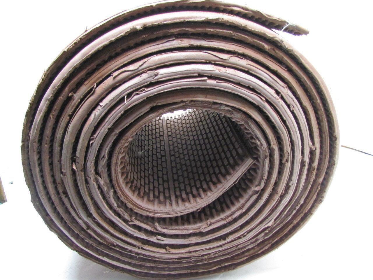 5-Ply Nipple Top Red PVC Rubber Material Handling Conveyor Belt 14"W x 25' Long