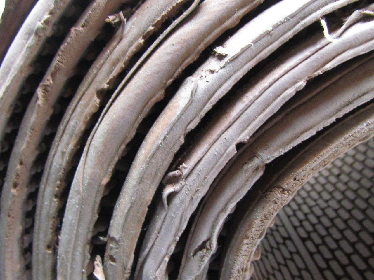 5-Ply Nipple Top Red PVC Rubber Material Handling Conveyor Belt 14"W x 25' Long