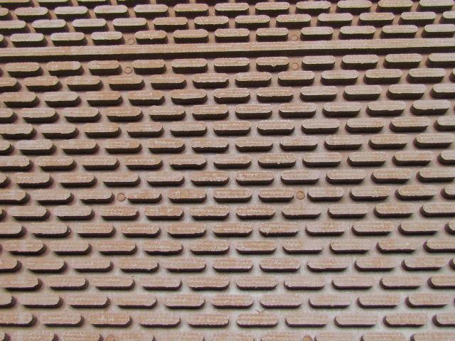 5-Ply Nipple Top Red PVC Rubber Material Handling Conveyor Belt 14"W x 25' Long