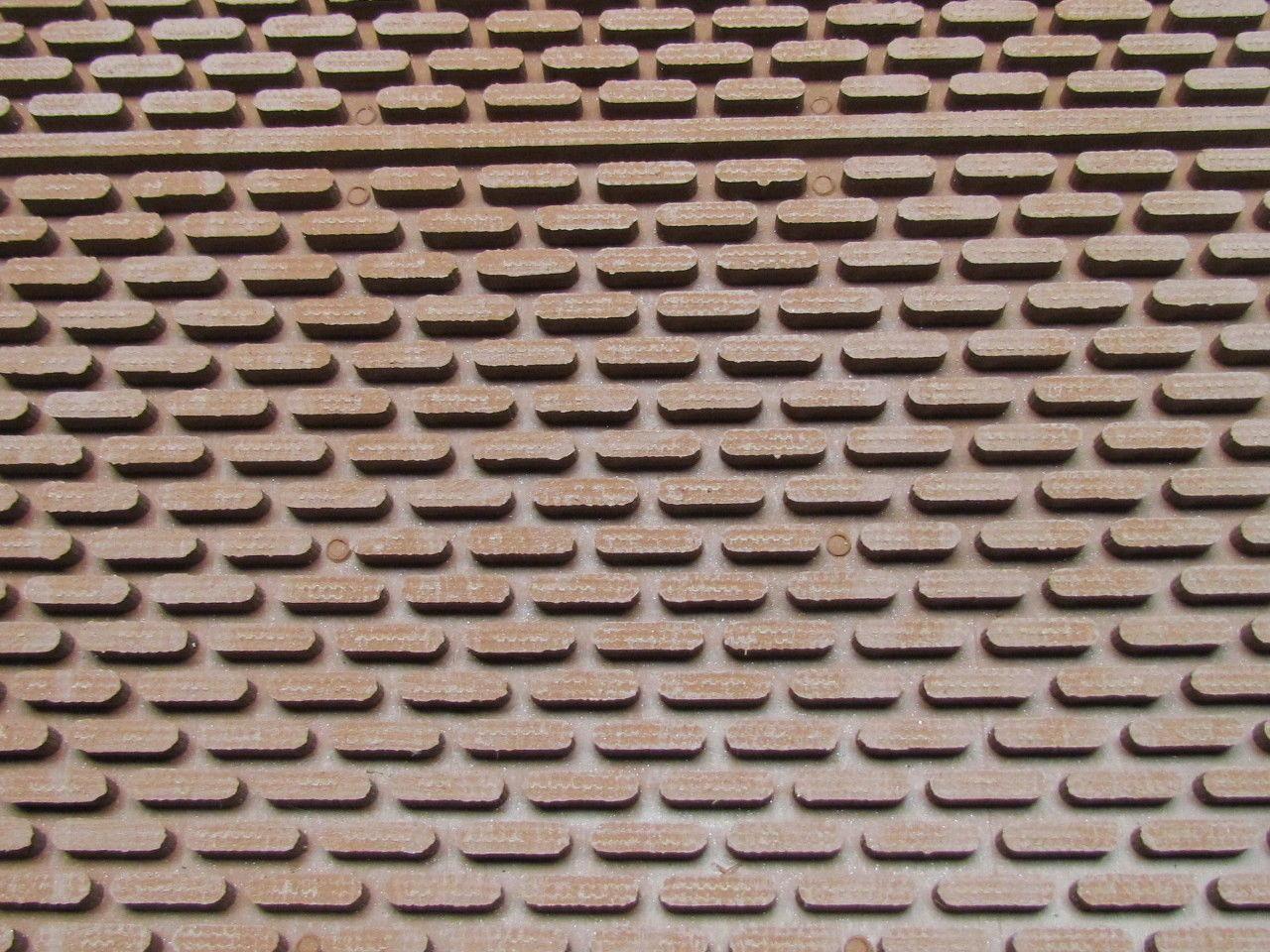 5-Ply Nipple Top Red PVC Rubber Material Handling Conveyor Belt 14"W x 25' Long