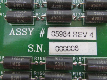 AeroVironment Assy No 05984 REV-4 Ser No 000006 Converter Control BD 1999