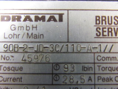 Indramat MAC90B-2-JD-3C/110-A-1 Brushless Servodrive