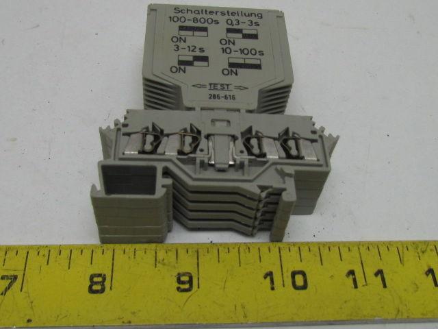 Schalterstellung 286-616 More Range Time Relay Module 4 Time & Voltage Ranges