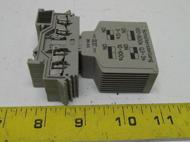 Schalterstellung 286-616 More Range Time Relay Module 4 Time & Voltage Ranges
