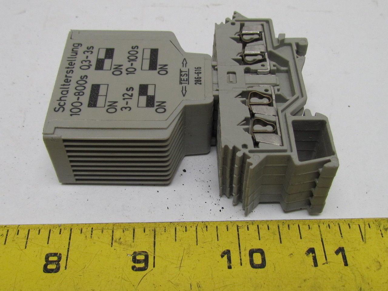 Schalterstellung 286-616 More Range Time Relay Module 4 Time & Voltage Ranges
