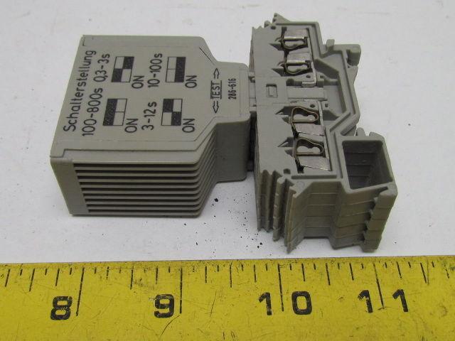 Schalterstellung 286-616 More Range Time Relay Module 4 Time & Voltage Ranges