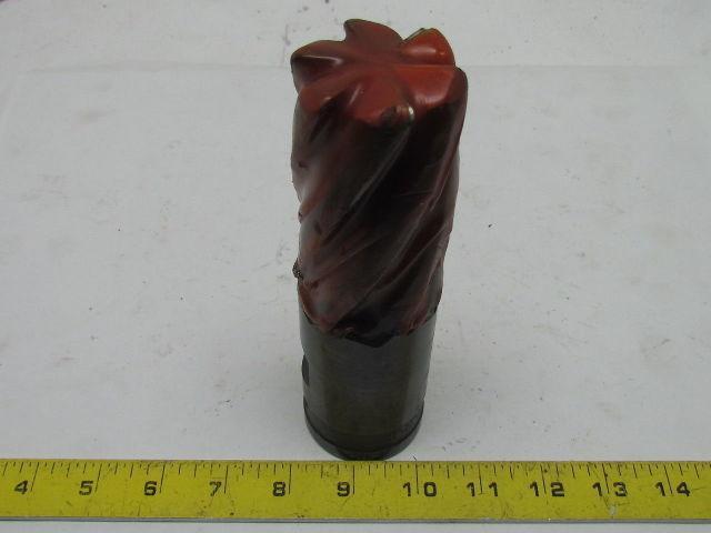 2" Right Hand 6 Flute HSS 3" Cut End Mill w/A 2" Combination Shank Sharpened
