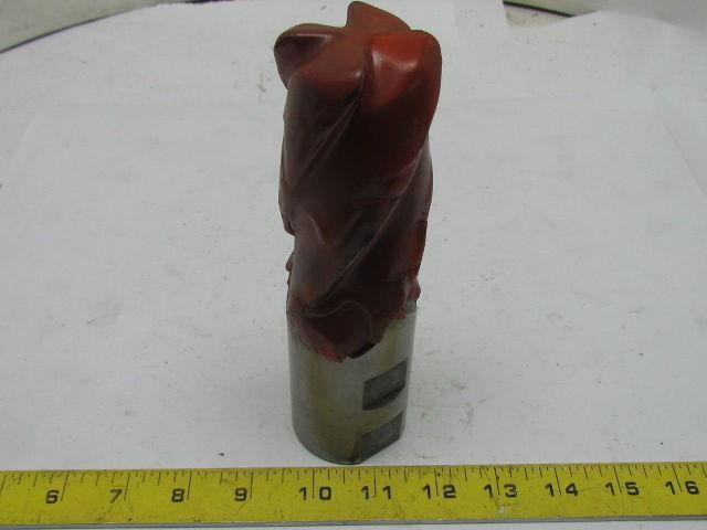 2" Right Hand 4 Flute HSS 4" Cut End Mill w/2" Straight Shank Sharpened