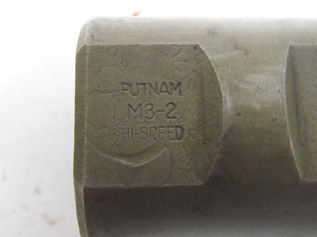 Putnam M3-2 2" Left Hand 4 Flute HSS 4" Cut End Mill 2" Straight Shank Sharpened