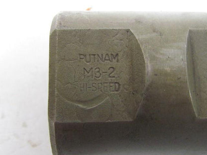 Putnam M3-2 2" Left Hand 4 Flute HSS 4" Cut End Mill 2" Straight Shank Sharpened