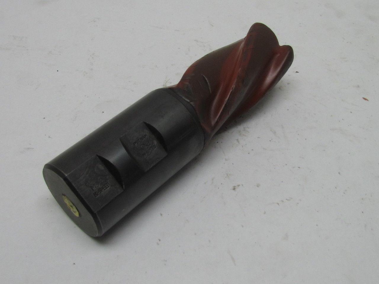 Putnam M3-2 2" Left Hand 4 Flute HSS 3-3/4" Cut End Mill 2" Straight Shank