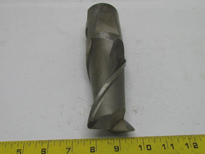 2" Right Hand 2 Flute HSS 4" Cut End Mill 2" Combination Shank