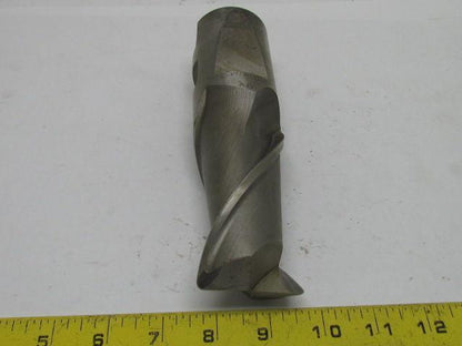 2" Right Hand 2 Flute HSS 4" Cut End Mill 2" Combination Shank