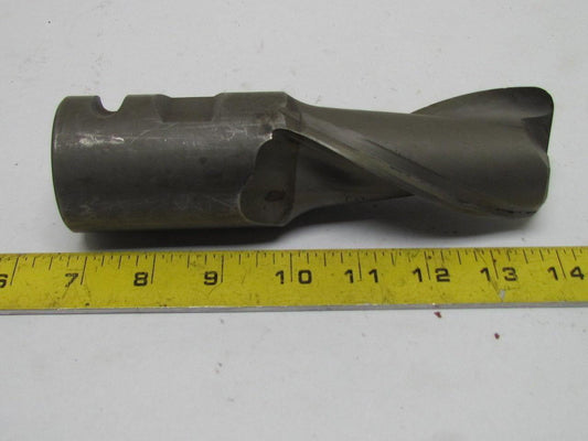 Union Tool MS+G 9-19-55 2"Right Hand 2 Flute 4"Cut End Mill 2" Combination Shank