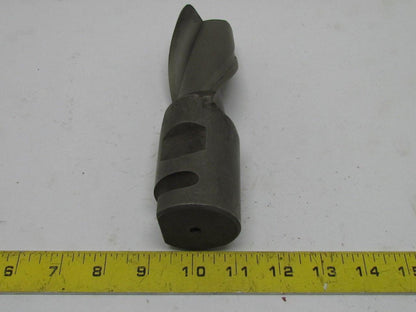 Union Tool MS+G 9-19-55 2"Right Hand 2 Flute 4"Cut End Mill 2" Combination Shank