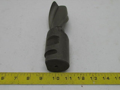 Union Tool MS+G 9-19-55 2"Right Hand 2 Flute 4"Cut End Mill 2" Combination Shank