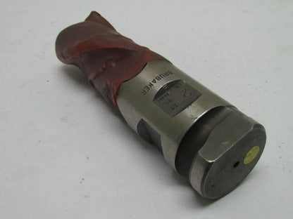 Brubaker 2"Right Hand 2 Flute HSS 4" Cut End Mill 2" Combination Shank Sharpened