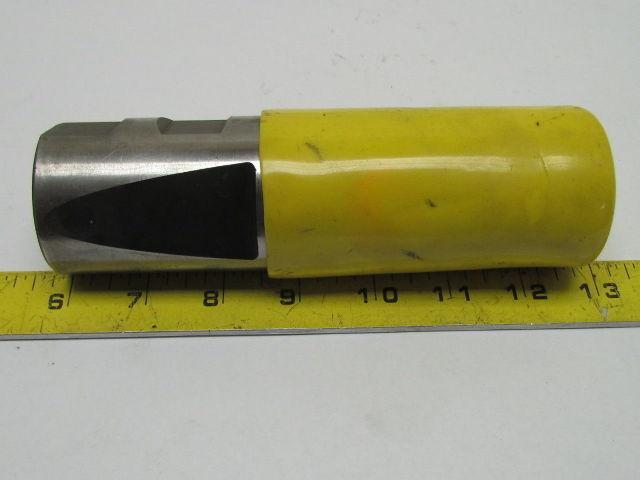 Regal 2" Right Hand 2 Flute HSS 3" Cut End Mill 2" Shank Radiused End 6-3/4" OAL