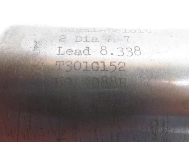 Regal 2" Right Hand 2 Flute HSS 3" Cut End Mill 2" Shank Radiused End 6-3/4" OAL