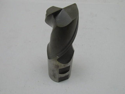 Regal 2" Right Hand 2 Flute HSS 3" Cut End Mill 2" Shank Radiused End 6-3/4" OAL