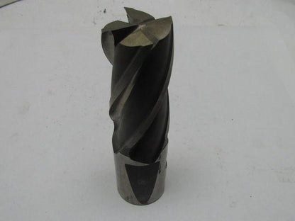 International T301G138 2"Right Hand 4 Flute HSS 4"Cut End Mill 2"Shank 7-1/2"OAL