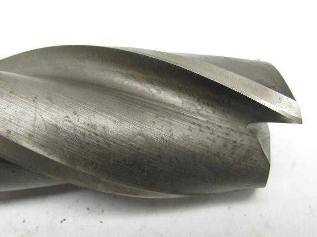 Weldon 2" Right Hand 4 Flute HSS 4" Cut End Mill 2" Straight Shank 7-5/8" OAL