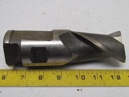 8-E 2" Right Hand 2 Flute HSS 3" Cut End mill 2" combination shank