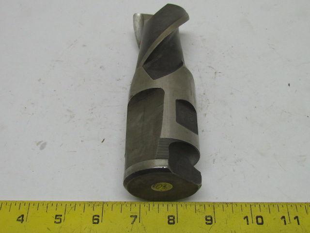 8-E 2" Right Hand 2 Flute HSS 3" Cut End mill 2" combination shank