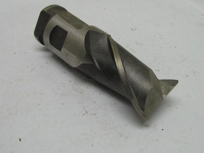 8-E 2" Right Hand 2 Flute HSS 3" Cut End mill 2" combination shank