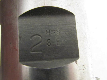 8-E 2" Right Hand 2 Flute HSS 3" Cut End mill 2" combination shank