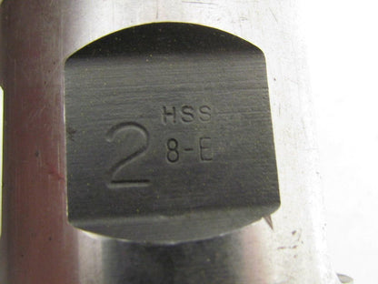 8-E 2" Right Hand 2 Flute HSS 3" Cut End mill 2" combination shank