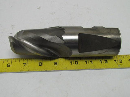 SPIE 2-91 2" Right Hand 2 Flute HSS 3"Cut End Mill 2" Shank Radiused 6-3/4" Long