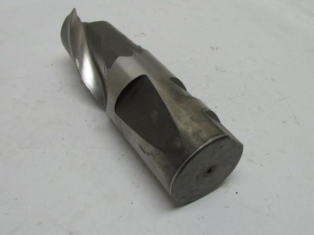SPIE 2-91 2" Right Hand 2 Flute HSS 3"Cut End Mill 2" Shank Radiused 6-3/4" Long