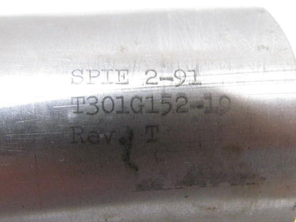 SPIE 2-91 2" Right Hand 2 Flute HSS 3"Cut End Mill 2" Shank Radiused 6-3/4" Long