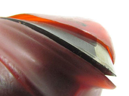 M3-2 2" Right Hand 2 Flute HSS 2"Cut End Mill 2" Straight Shank Radiused 5-3/4"L