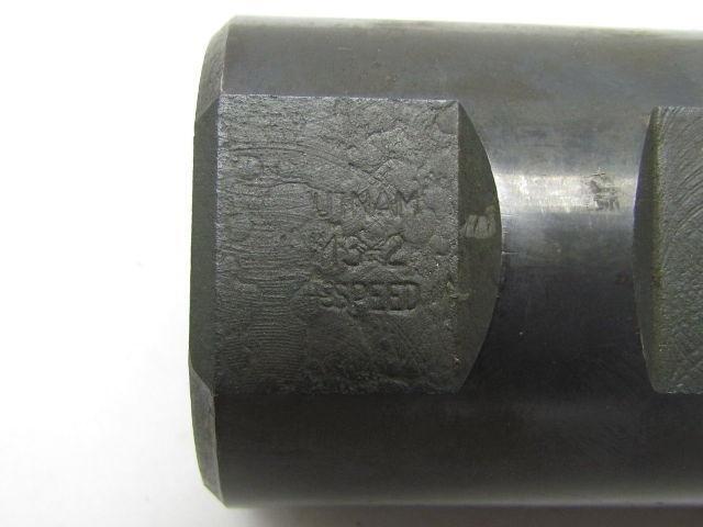 M3-2 2" Right Hand 2 Flute HSS 2"Cut End Mill 2" Straight Shank Radiused 5-3/4"L