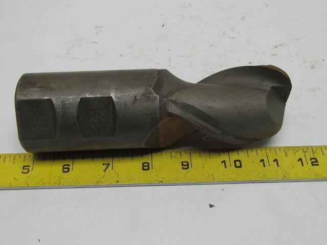 Putnam M-2 2"Right Hand 2 FluteCarbide 3"Cut End Mill 2"Straight Shank Sharpened