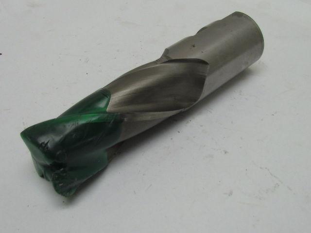 2" Right Hand 3 Flute HSS 4" Cut End Mill 2" Straight Shank Sharpened 8-1/4" OAL