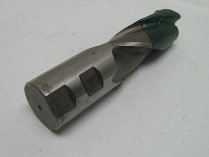 2" Right Hand 3 Flute HSS 4" Cut End Mill 2" Straight Shank Sharpened 8-1/4" OAL