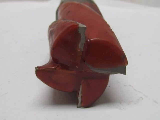 2" Left Hand 4 Flute HSS 4" Cut End Mill 2" Straight Shank Sharpened 7-3/4" OAL
