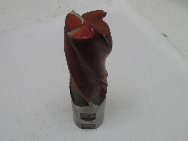 2" Left Hand 4 Flute HSS 4" Cut End Mill 2" Straight Shank Sharpened 7-3/4" OAL