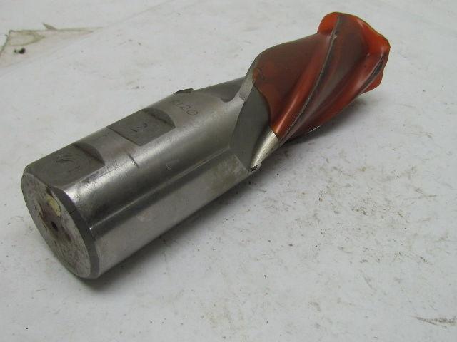2" Left Hand 4 Flute HSS 4" Cut End Mill 2" Straight Shank Sharpened 7-3/4" OAL