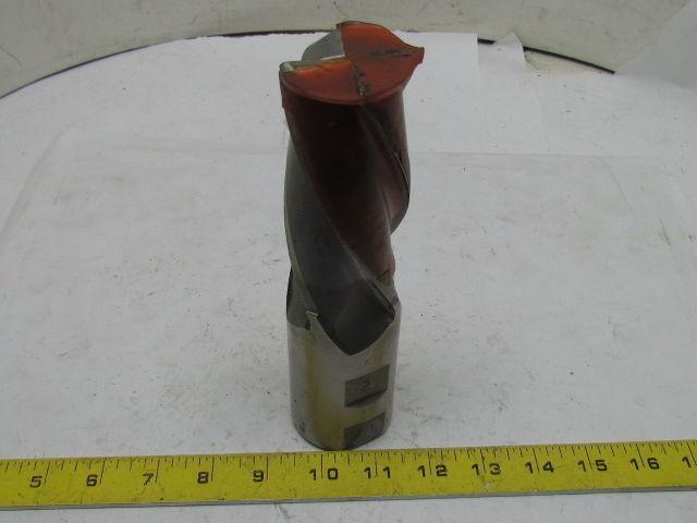 2" Left Hand 4 Flute HSS 4" Cut End Mill 2" Straight Shank Sharpened 7-3/4" OAL