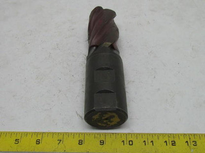 Putnam 2" Right Hand 4 Flute HSS 3-1/2" Cut End Mill 2" Straight Shank Sharpened