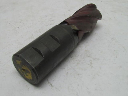 Putnam 2" Right Hand 4 Flute HSS 3-1/2" Cut End Mill 2" Straight Shank Sharpened