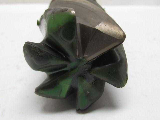 M2 2" Left Hand 6 Flute HSS 4" Cut End Mill 2" Straight Shank Sharpened