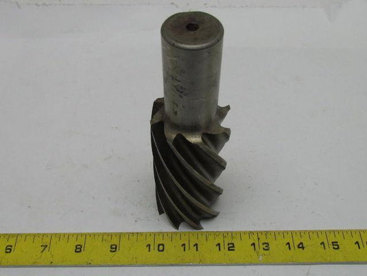 Cleveland 2"Left Hand 8 Flute HSS 4"Cut End Mill 1-1/4"Straight Shank 6-1/2" OAL